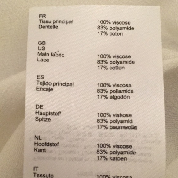Maje White Lace Blouse NWT - Picture 7 of 7